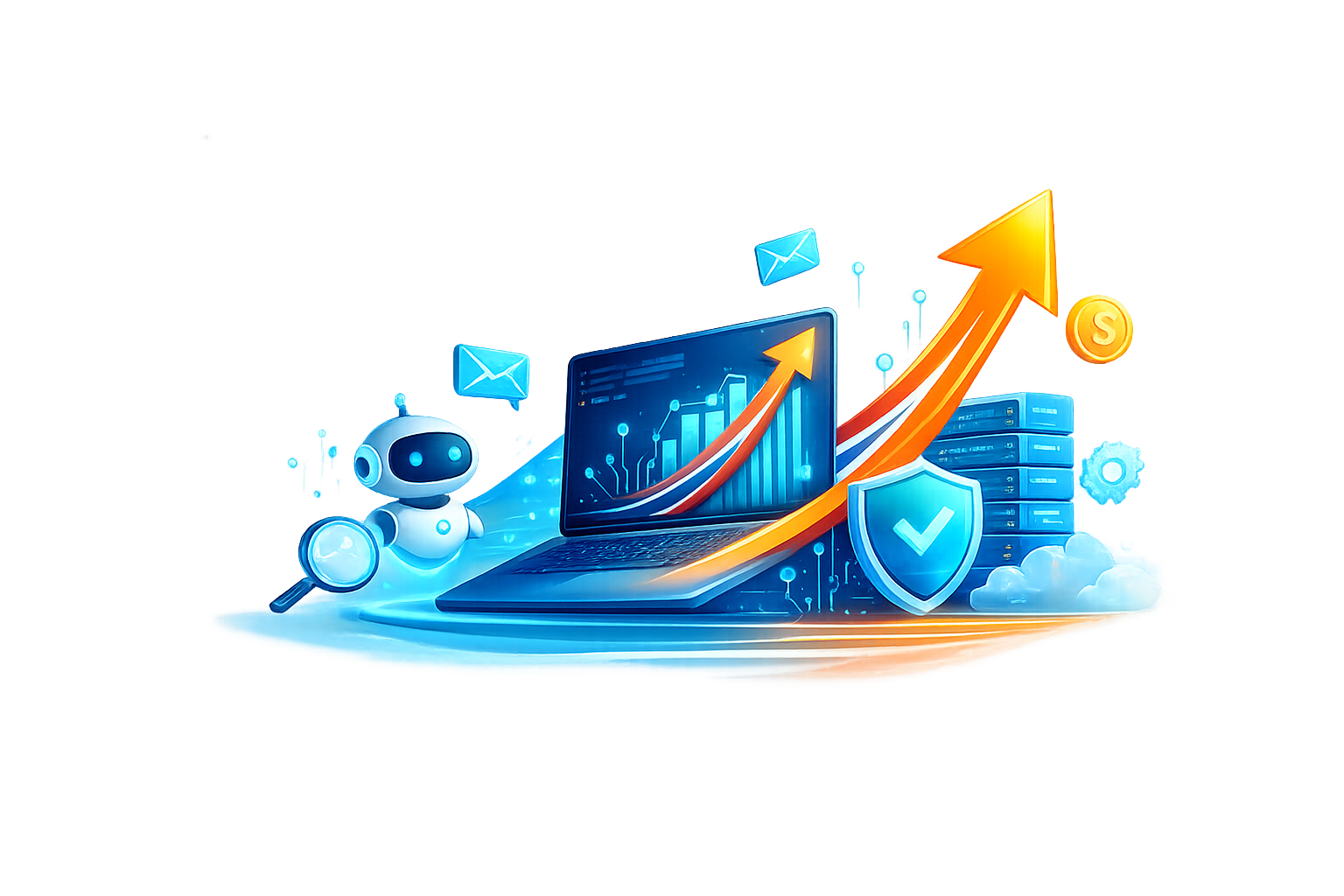 Digital Solutions Illustration